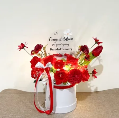 Bloom Box Akrilik Ucapan Grand Opening Agam