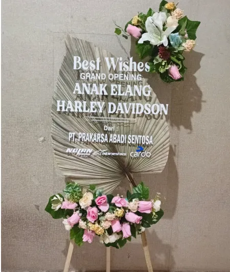 Papan Akrilik Ucapan Grand Opening Agam